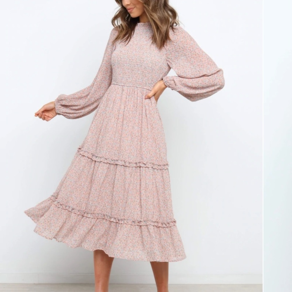 Petal and pup smocked maxi dress